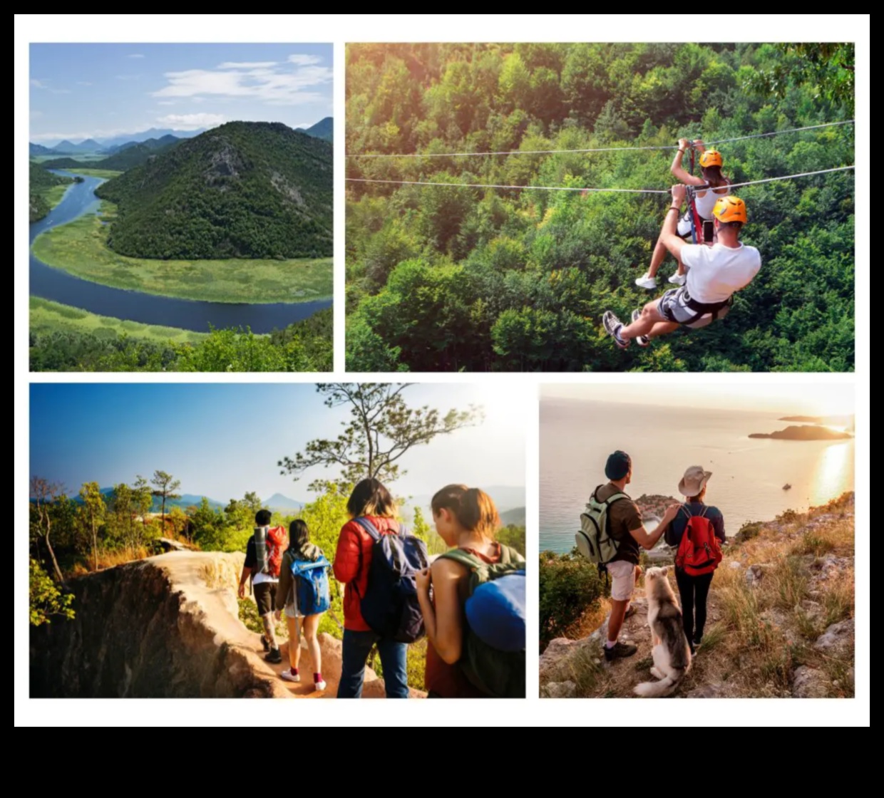 Obiective panoramice: Itinerarul final de vizitare a obiectivelor turistice