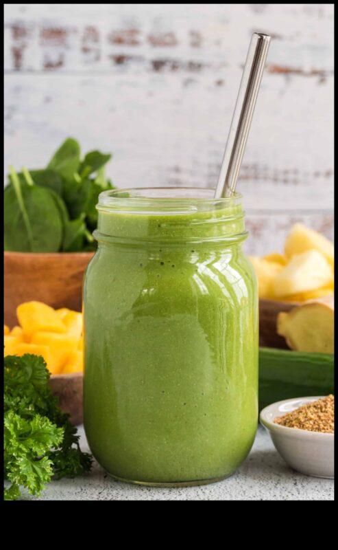 Savory Greens: Explorând combinații creative și aromate de smoothie verde